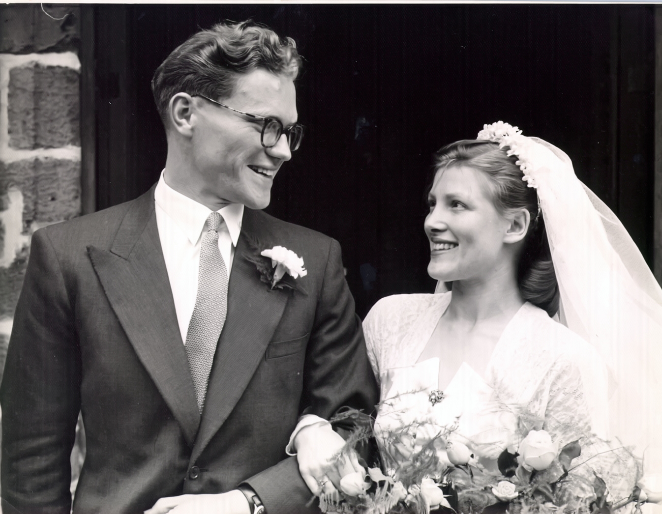 Bette and Stan wedding 1950